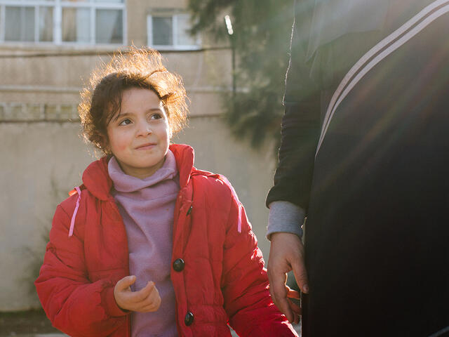 Rehab mit ihrer Tochter in Jordanien  
