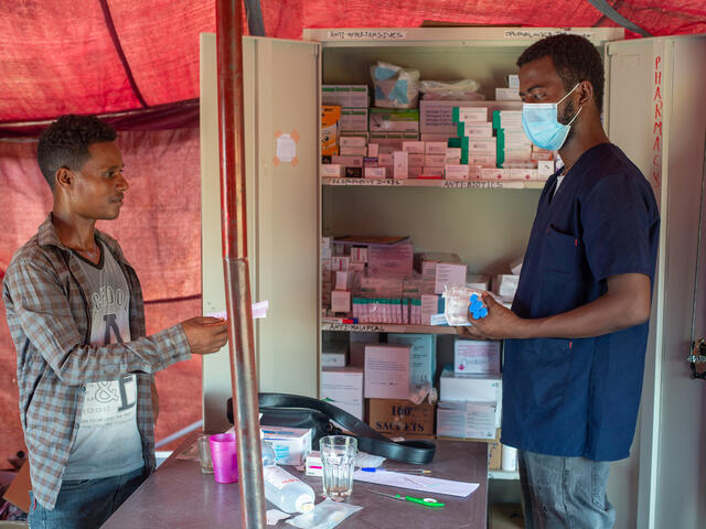 IRC Gesundheitsklinik in Gedaref camp, Sudan