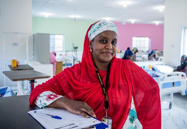 IRC-Ärztin Fatima in einer Praxis in Nigeria