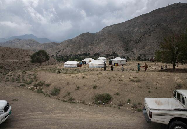 Dorf im afghanischen Bezirk Spera