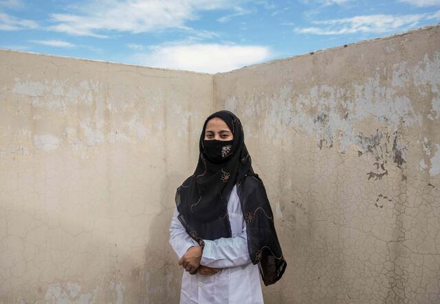 Portrait Amna Afghanistan